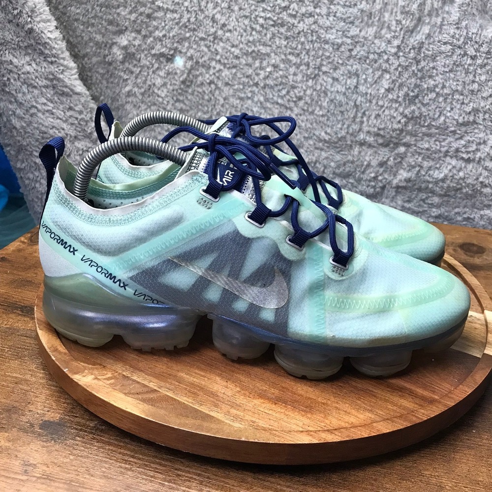 Nike Air VaporMax 2019 Sneakers Women 11 Teal Tint Road Running Shoes